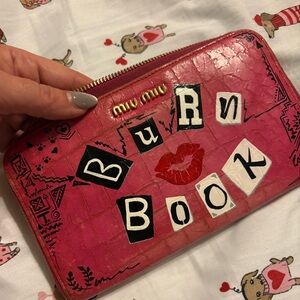 Miu Miu Pink “Burn Book” Clutch